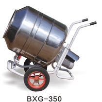 Hot sale stainless steel barrel hand-pushed electric fertilizer Chemical seed feed concrete food mixer