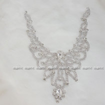 Diamond collar diamond chain wedding dress waist chain clothing neckline DIY accessories big bright diamond decoration accessories