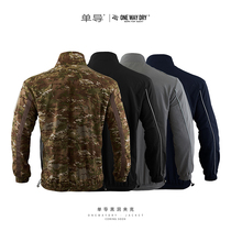Single guide quick dry wet hollow warm waterproof mountaineering clothing mens autumn and winter sports jacket outdoor windproof jacket
