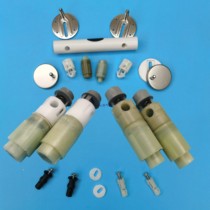 Toilet seat cover accessories cover plate screw bracket slow down shaft buffer shaft damping mute one-key buffer oil pressure shaft