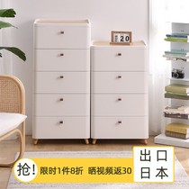 Drawer type storage cabinet home bedroom clothing locker bedside table living room multi-layer snack cabinet