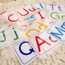 English letter cards 26 English letter cards 26 English letter case cards Flash card teaching aids