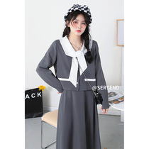 SERTEND Spring Dress 2022 New Women Suit Suit Jacket Design Sense Fashion Academy Wind Temperament Casual