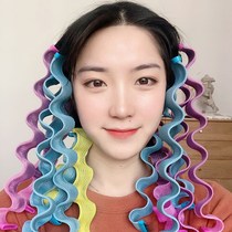Wool roll hair curler corrugated egg roll curly hair artifact plastic does not hurt hair lazy big wave curl dry and wet