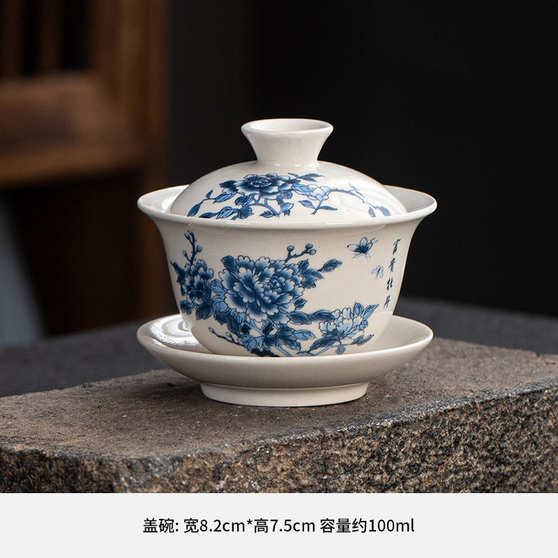青花瓷盖碗手绘-青花瓷盖碗手绘促销价格、青花瓷盖碗手绘品牌- 淘宝
