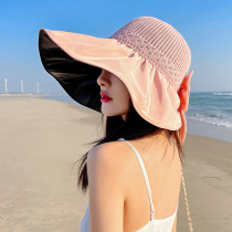 Summer hat children great eaves hat anti-UV shade sunscreen sunscreen sun fisherman Fashion 100 lap big along the hat