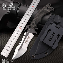 Hando high hardness VG10 wilderness survival saber outdoor tactical straight knife self-defense military knife survival knife
