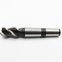 Cone shank end mill superhard super tough high speed steel end mill three blade milling cutter 12 14 16 18 20 22-60