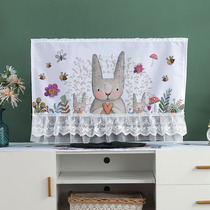  TV 55-inch dust-proof cloth hanging TV cover cover 2021 new TV cover LCD 65 TV dust-proof cover towel