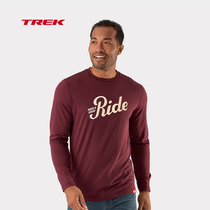 TREK Trick Leisure 100 lap soft and comfortable warm and resistant to wear and wash creative printed long sleeve T-shirt
