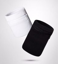 Cotton wristband zippered sweat sweating thin volleyball basketball running sports men and women card bag wrist guard