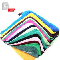 Running BENCH BODY small square cotton face towel travel portable sweat square color small towel BBF