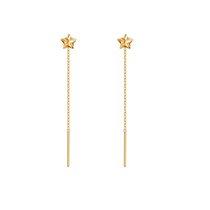 FS JEWELLERY 18K GOLD BUTTERFLY EAR LINE