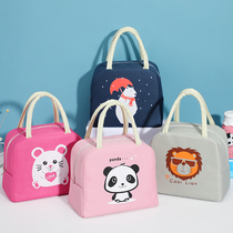 Japanese cartoon lunch box bag lunch bag lunch bag heat preservation fresh-keeping rice bag for school to work lunch box bag