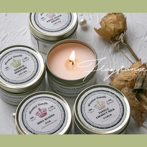 (Spot)Lemon Tree Fragrance Soybean Wax Scented Candle White Peach Oolong Tea Vanilla Rose Jasmine