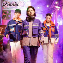 phoenix phoenix SP27 retro ski suit men's and women's single and double board padded ski coat