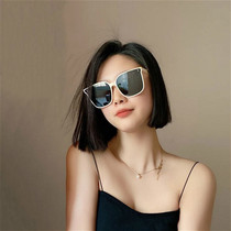  Net red sunglasses womens high-end summer sunscreen sunshade big face thin anti-ultraviolet driving polarized sunglasses