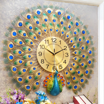 Peacock Wall Clock Living Room Modern Creative Clock European Mute Bedroom Wall Clock Home Quartz Clock Phoenix Clock