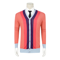 Special 390-1 discount autumn mens knitted cardigan pink Italian public price 3900