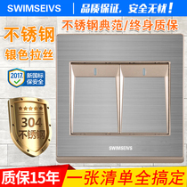 86 - type wall stainless steel silver - drawn midway switch on switch 2 - switch on 3 - control 2 - switch