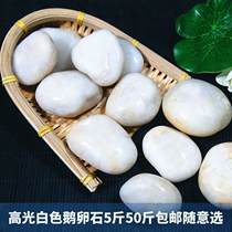 White rain flower stone fish tank bottom sand View Stone Courtyard Flower flowerbeds Stone Paving Stones decorative finely tossed natural cobblestones