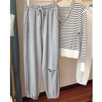 2022 Spring Dress New Advanced Sensation Women Dress Foreign Air Trendy Broadlegged Pants Fashion Casual Sports Two Suits Summer