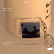 Customized BKPPbillkin acrylic keychain schoolbag pendant spot seconds send peripheral couple photo customization