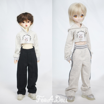 taobao agent Foradoll ＊ Wax clothing single product ＊ Puppy printed short sweater original hot girl BJD baby clothing three four five six points