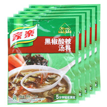 Jiale soup black pepper hot and sour soup 36g * 5 bags instant soup instant soup seasoned soup