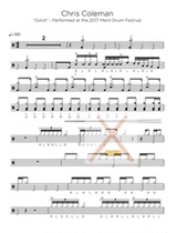 06 Drumset Master Drumbook Chris Coleman GAIA Competition track Accompaniment Difficult songs