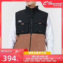 NIKE NIKE warm plus velvet vest men 2021 Winter new sportswear Jordan cotton vest DC9662