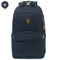  High school student school bag Male Oxford University student Middle school student load reduction ridge protection Junior high school student large capacity backpack youth