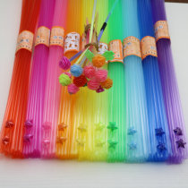 Medium thick Star tube plastic tube straw Lucky Star tube no luminous wishing bottle origami