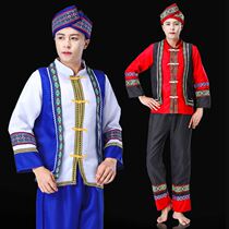 The Yi clothes Yi men dance to serve ethnic minorities clothing mens and womens family Yao and Dong ethnic Miao clothes men
