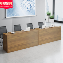 Rostrum Podium table School teacher speaking table Double bar table Classroom table Conference training table Meeting long bar table