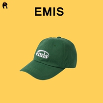Korea EMIS baseball cap children summer shade soft top face sunscreen cap embroidered cap hot bar same Green