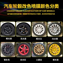 Car wheel spray film tearable wheel spray paint wheel modification color Hand-tear self-spray film Motorcycle black wheel film