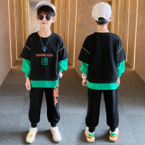 Childrens clothes boy Spring clothing suit 2022 New spring and autumn CUHK childrens spring boy handsome and spring clothes tide