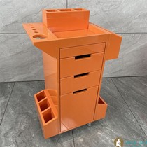 New Internet Red Hairdressers Dressers Beauty Hairdressing Shop Lockers With Drawer Hair Salon Special Stroller With Wheels