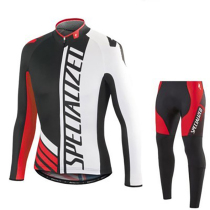 Lightning thin autumn winter riding suit outdoor mountain bike suit car team version top trousers quick-dry and breathable