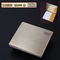 1865 London Aspre Asprey 9K pure gold gold fish scale portable cigarette case