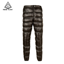 ICE FLAME ICE FLAME 2019 new men and women down pants white goose down outdoor cold and warm lightweight ul