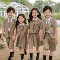 Elementary school uniform Summer British style performance costume set performance costume kindergarten uniform graduation photo class uniform