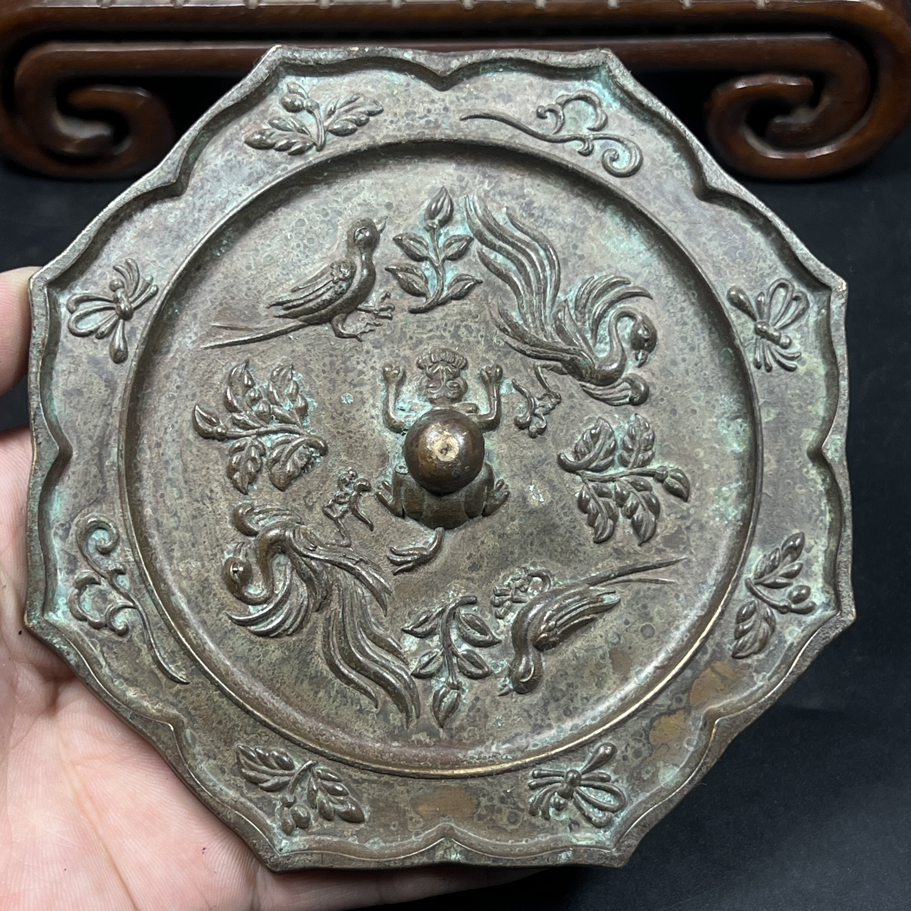 唐代花鸟铜镜摆件-唐代花鸟铜镜摆件促销价格、唐代花鸟铜镜摆件品牌- 淘宝