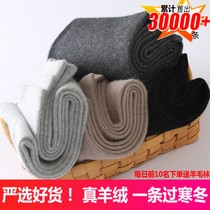 Ordos Produce Cashmere Pants Mens Thickened Warm Pants High Waist Loose Large Code Wool Pants Women Thin Underpants Winter