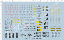 Aircraft Model 1: 72 F-15E Strike Eagle Fighter special water stickers(61067)