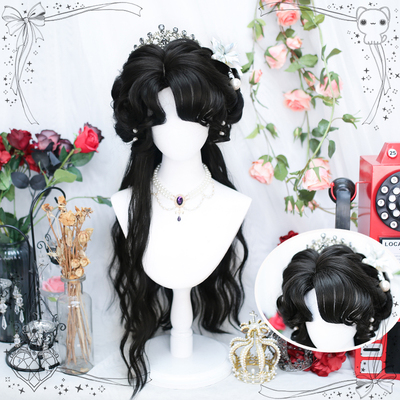 taobao agent Big guy's home wig painting style bangs 