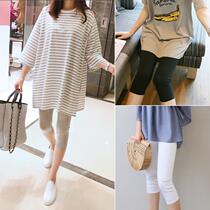 Pregnant women seven points leggings spring summer thin pregnant women pants summer wear nine-point shorts spring dress