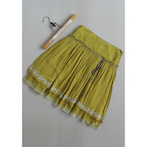 A141-801]Counter brand silk womens tutu pleated skirt 0 20KG