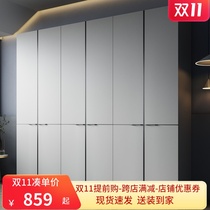 Modern minimalist wardrobe home bedroom locker four or six small apartment minimalist combination one door to the top big wardrobe
